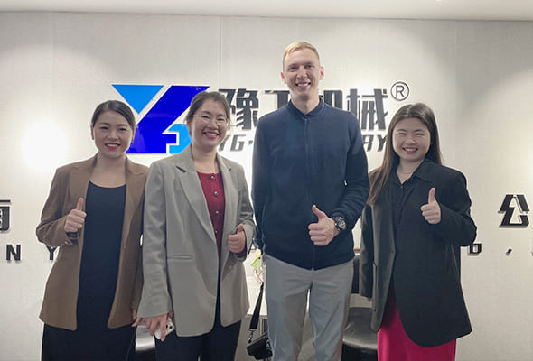 Customers visit YG