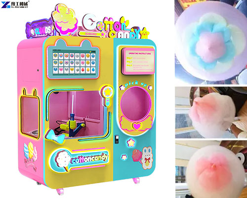 YG electric cotton candy vending machine