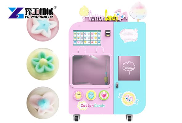 automatic cotton candy vending machines