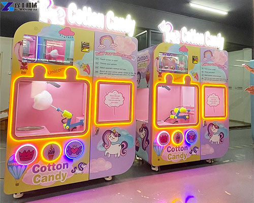 electric cotton candy vending machine