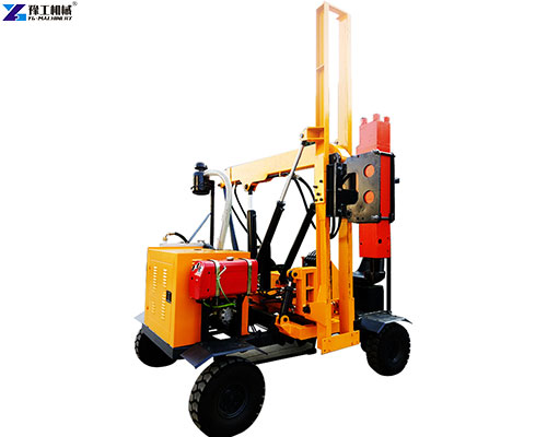 hydraulic pile driver machine