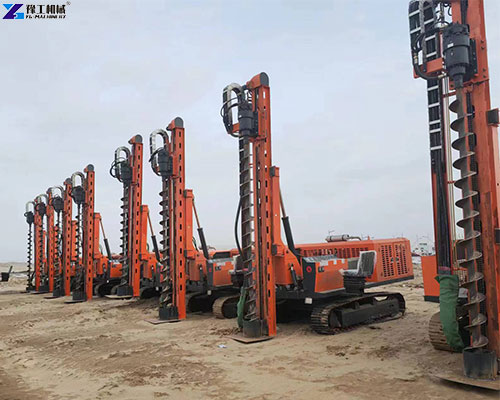 hydraulic pile driver usage