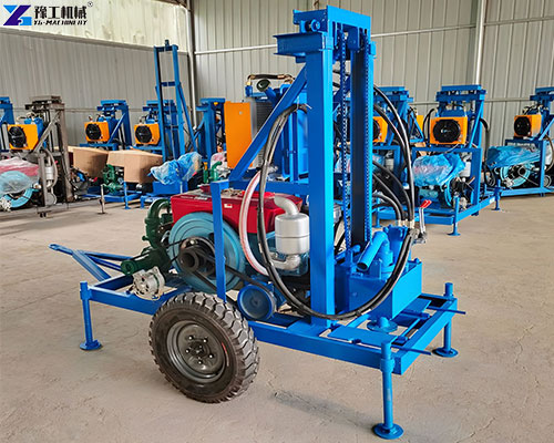 portable borehole drilling machine