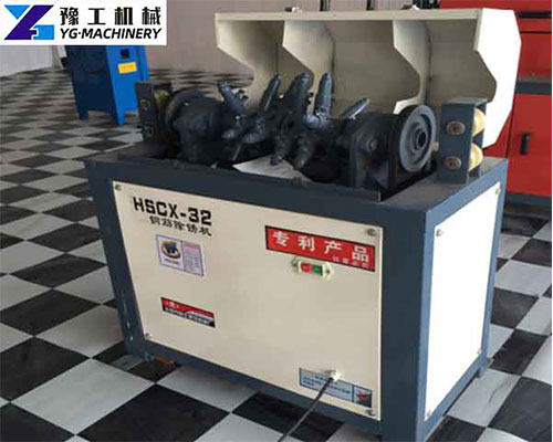 rebar rust cleaning machine