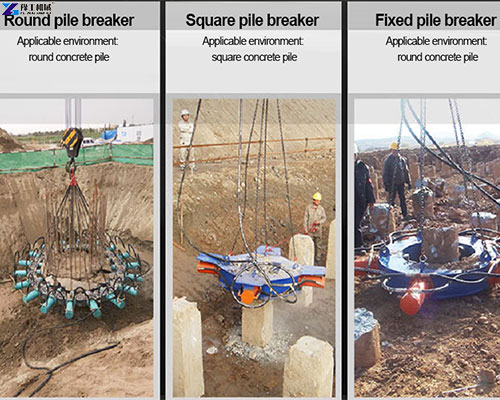 hydraulic pile breaker machine