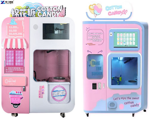 automatic cotton candy vending machine