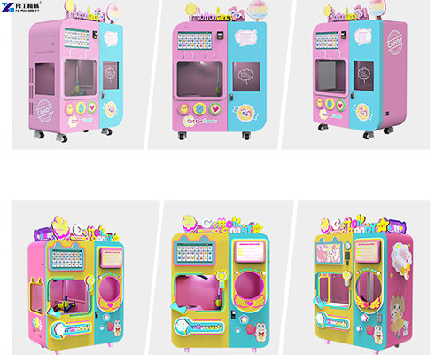 automatic cotton candy vending machines