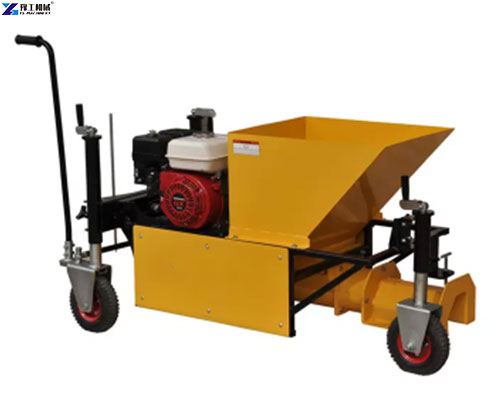 concrete curb and gutter machine