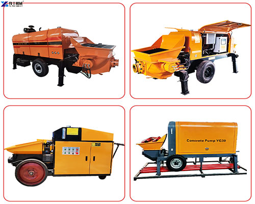 concrete pump machine for sale features