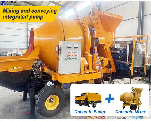 pumping concrete machine features