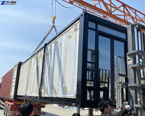 shipping of folding container house