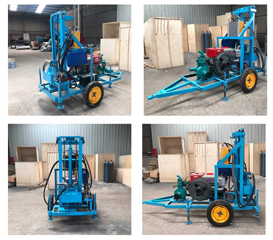 small borehole drilling machine features