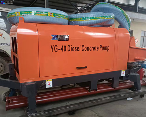 small concrete pump for sale from YG