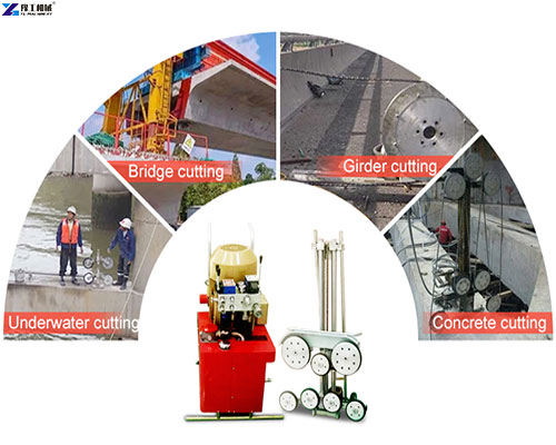 wire saw for concrete application