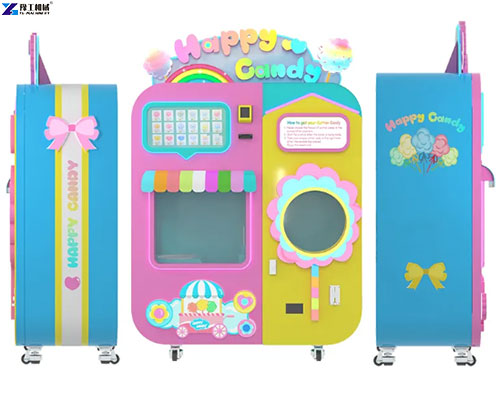 YG cotton candy vending machines