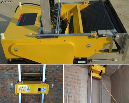 auto wall plastering machine features