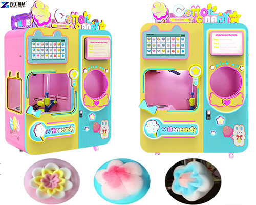 automatic cotton candy vending machine