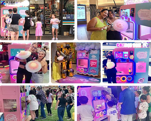 automatic cotton candy vending machines