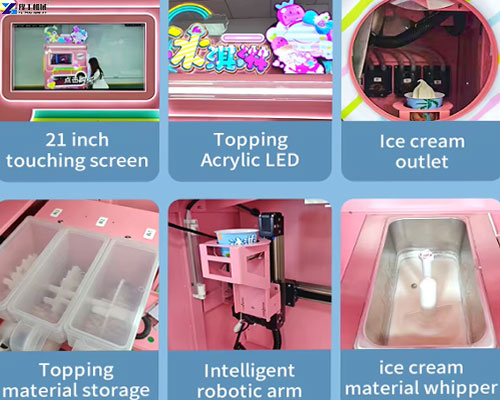 dvantages of soft ice cream vending machine