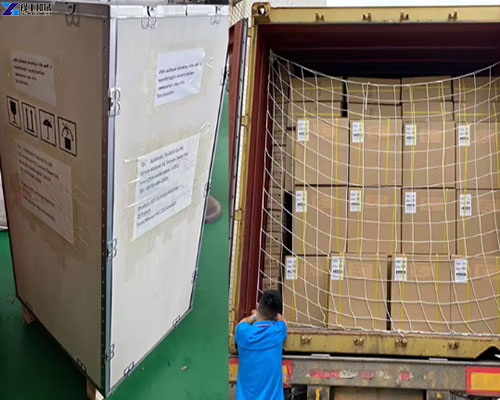 packing and shipping of dry ice cleaning machine