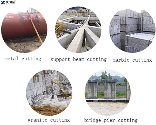 portable diamond wire saw applications