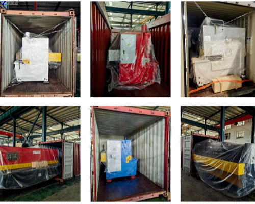 shipping of combined punching and shearing machine